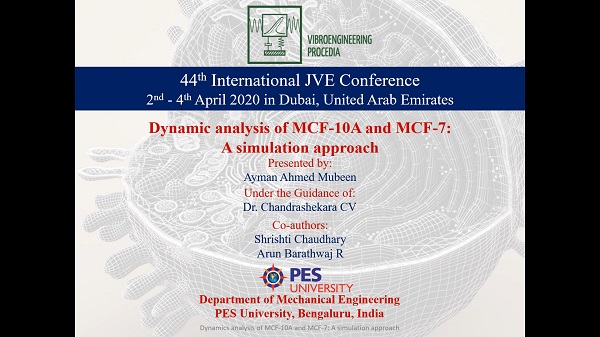 Dynamic analysis of MCF-10A and MCF-7: A simulation approach